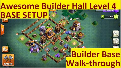 best setup builder base lv 4|builder hall level 4.